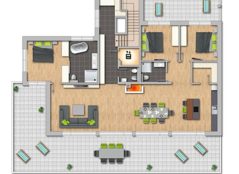 Penthouse zum Kauf 1.950.000 € 4 Zimmer 166,3 m² St. Jakob in Haus 6392