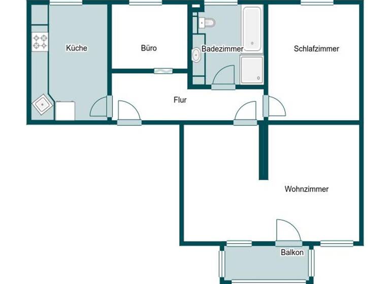 Wohnung zum Kauf 199.000 € 3 Zimmer 80,2 m² EG Sassnitz 18546