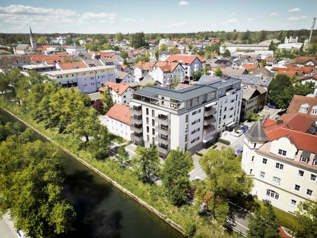 Wohnung zum Kauf - Neubau provisionsfrei 449.000 € 2 Zimmer 61,9 m² 4. Geschoss Kolbermoor Kolbermoor 83059