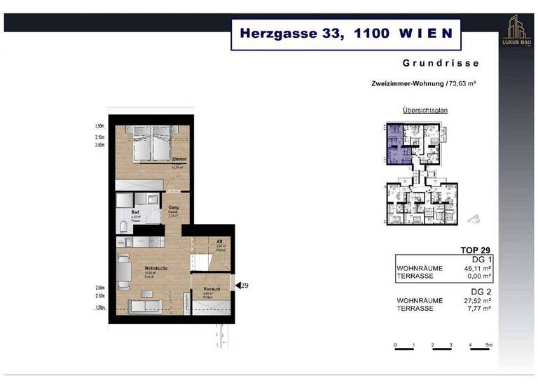Rohdachboden zum Kauf 404.000 € Wien 1100