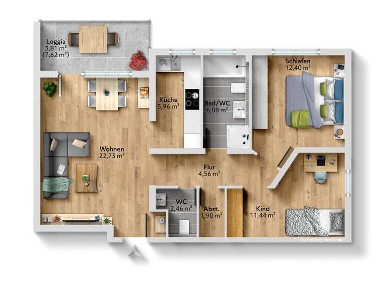 Wohnung zum Kauf 228.000 € 3 Zimmer 70 m² 2. Geschoss Bad Soden Bad Soden-Salmünster 63628