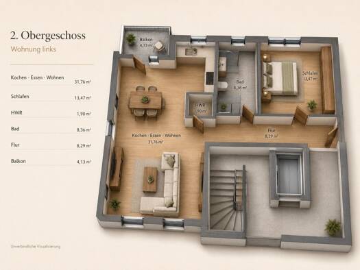 Wohnung zur Miete 810 € 2 Zimmer 67,7 m² Cloppenburg Cloppenburg 49661