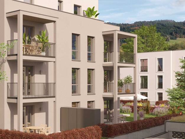 Wohnung zum Kauf - Neubau provisionsfrei 284.000 € 1 Zimmer 37,9 m² Geschoss 1/3 frei ab 01.12.2028 Kollnauer Straße Kollnau Waldkirch 79183