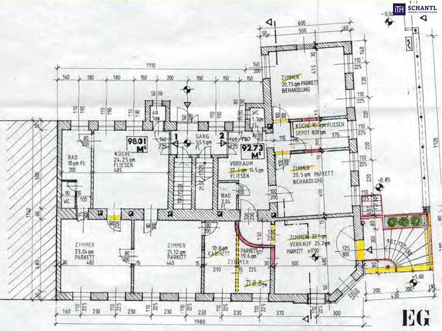 Haus zum Kauf 1.320.000 € 7 Zimmer 190,7 m²<br/>Wohnfläche 505 m²<br/>Grundstück Braungasse Wien 1170