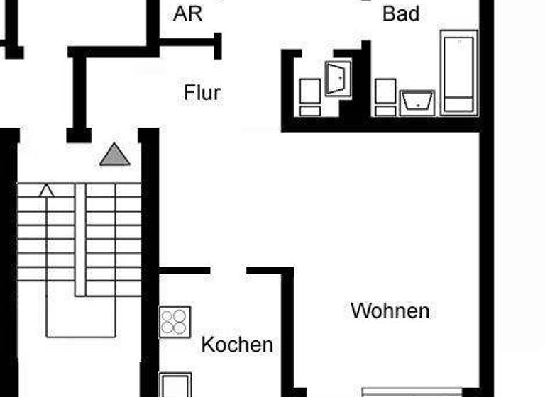Wohnung zur Miete 685 € 3 Zimmer 76 m² 3. Geschoss frei ab 01.03.2026 Baßfeldshof 9 Bruch Dinslaken 46537