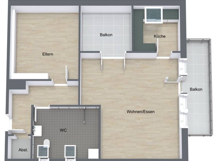 Wohnung zum Kauf 249.000 € 2 Zimmer 72 m² 2. Geschoss Lenting 85101