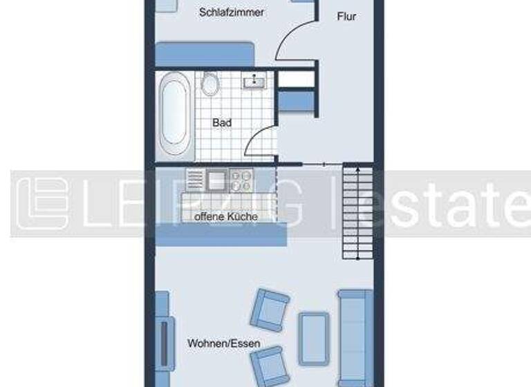 Maisonette zum Kauf 105.000 € 2,5 Zimmer 71,5 m² 2. Geschoss frei ab 01.05.2026 Rampitzer Straße 4 Nempitz 06231