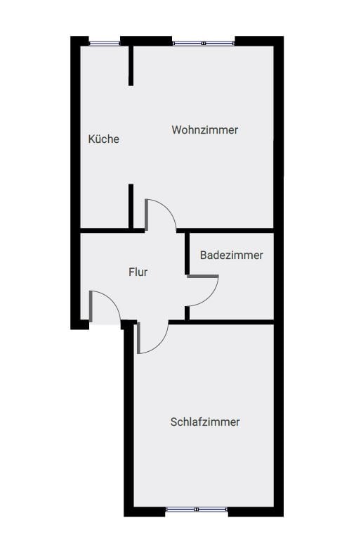 Wohnung zum Kauf 79.000 € 2 Zimmer 47 m²<br/>Wohnfläche 3.<br/>Geschoss Scheid Remscheid 42853