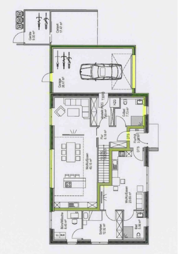 Einfamilienhaus zur Miete 1.380 € 4 Zimmer 182,5 m²<br/>Wohnfläche 703 m²<br/>Grundstück 01.03.2025<br/>Verfügbarkeit Listewinkel 4 Damme-Süd Damme 49401