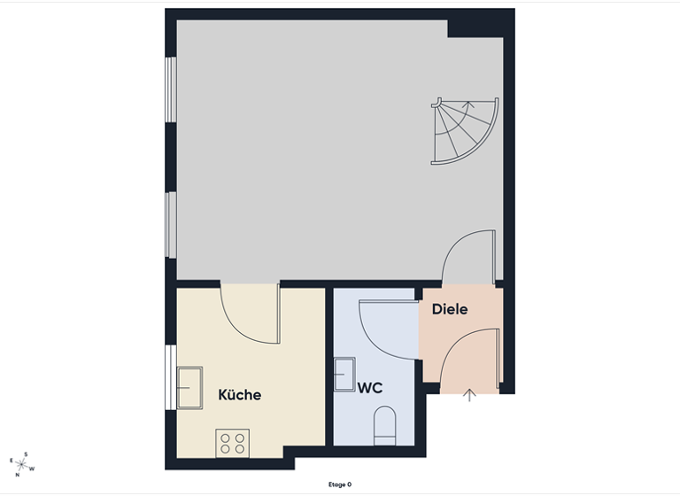 Wohnung zum Kauf 414.000 € 2 Zimmer 64,9 m² 4. Geschoss Mitte Berlin 10115
