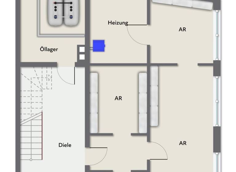 Doppelhaushälfte zum Kauf 149.000 € 6 Zimmer 166 m² 135 m² Grundstück frei ab sofort Grosselfingen 72415