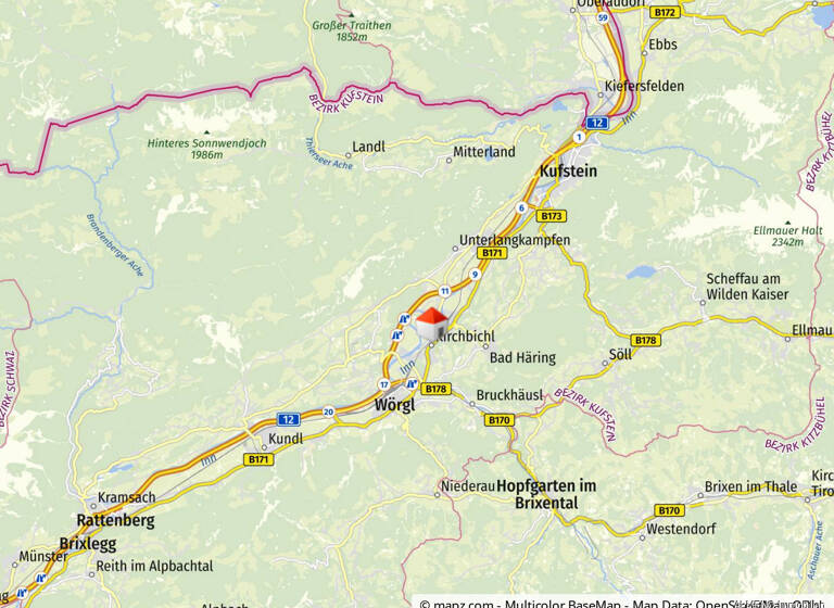 Einfamilienhaus zum Kauf provisionsfrei 620.000 € 5 Zimmer 165,3 m² 1.166 m² Grundstück Kirchbichl 6322
