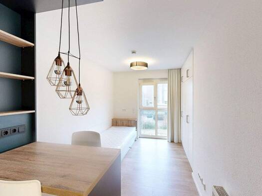 Studio zur Miete 865 € 1 Zimmer 24,5 m² 1. Geschoss frei ab 01.04.2026 Lyoner Straße 50 Schwanheim Frankfurt am Main 60528