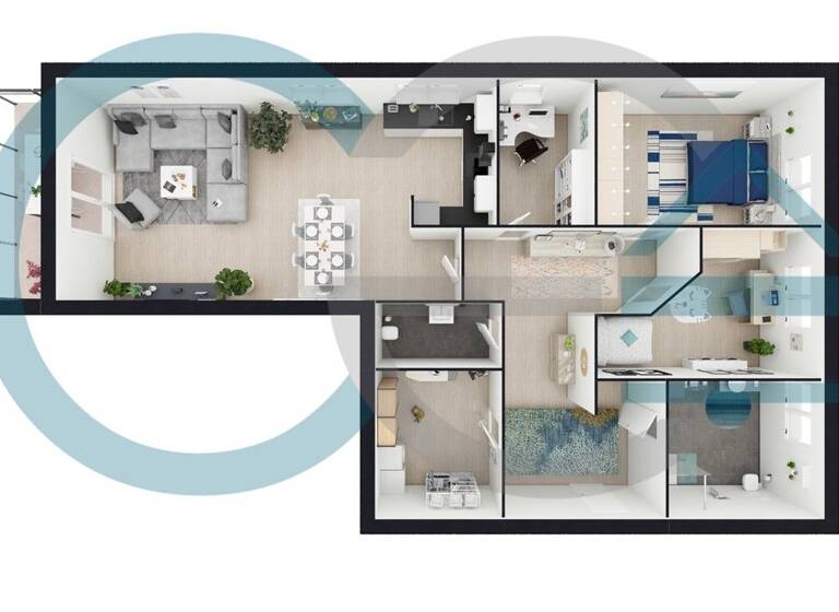 Wohnung zum Kauf - Erstbezug 429.000 € 4 Zimmer 121,3 m² 1. Geschoss Nienburg Nienburg/Weser 31582