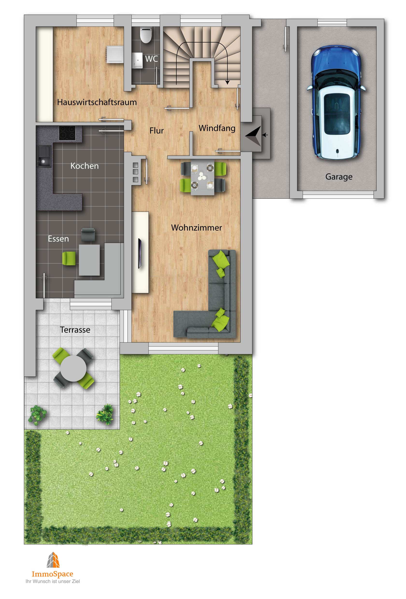 Doppelhaushälfte zum Kauf 555.000 € 6 Zimmer 100 m²<br/>Wohnfläche 332 m²<br/>Grundstück Zusmarshausen Zusmarshausen 86441