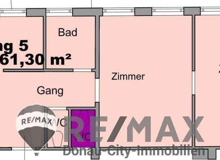 Wohnung zur Miete 650 € 3 Zimmer 61 m² Großweikersdorf 3701