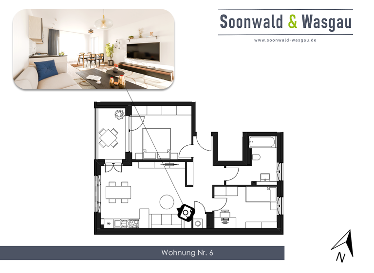 Wohnung zum Kauf - Erstbezug provisionsfrei 379.000 € 3 Zimmer 66,2 m² 1. Geschoss frei ab sofort Wasgaustraße 19 Unterliederbach Frankfurt am Main 65929