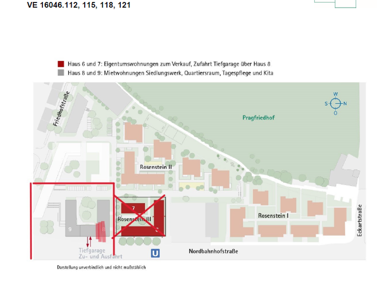 Wohnung zur Miete - Neubau 1.749 € 4 Zimmer 98 m²<br/>Wohnfläche 4.<br/>Geschoss ab sofort<br/>Verfügbarkeit Nordbahnhofstraße 23 Am Pragfriedhof Stuttgart 70191