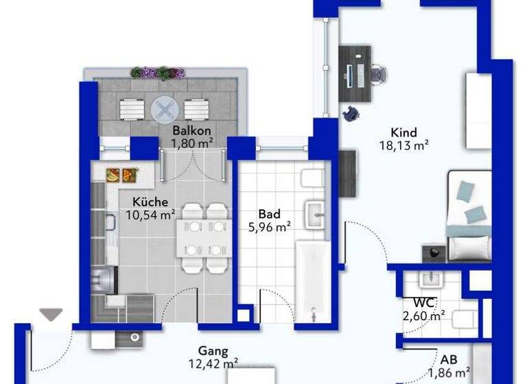 Wohnung zum Kauf 433.000 € 4 Zimmer 107 m² 2. Geschoss Innenstadt Erlangen 91054