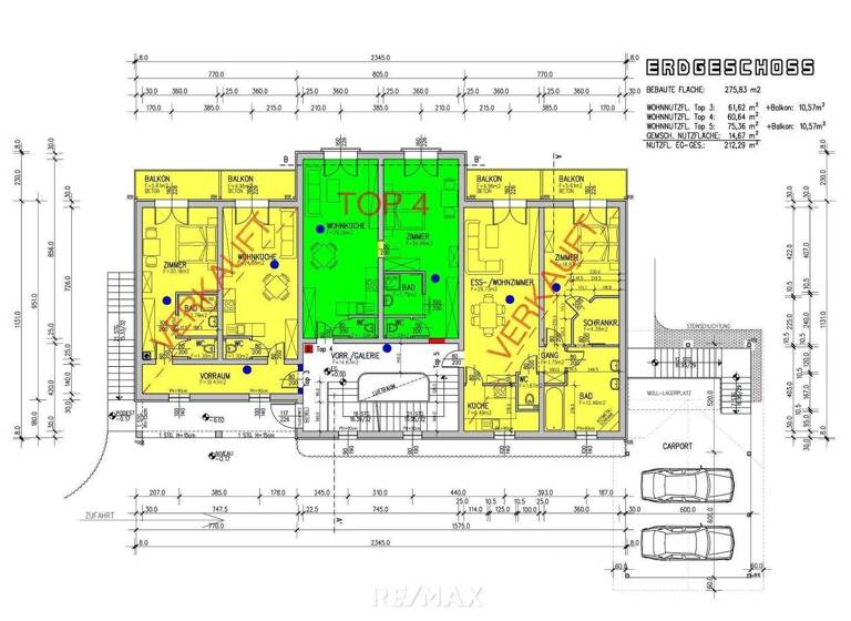 Wohnung zum Kauf 129.000 € 2 Zimmer 60 m² Burgauberg 7574