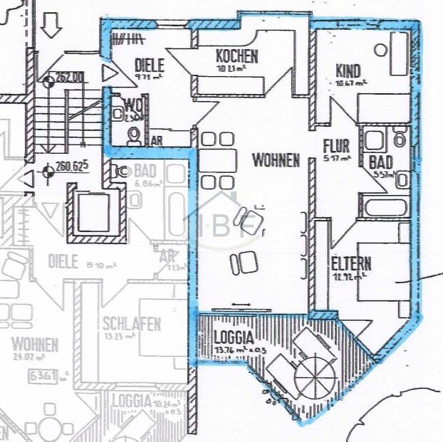 Wohnung zum Kauf 239.000 € 3 Zimmer 91 m²<br/>Wohnfläche (Alt-) Siegen - Kernband Siegen 57072