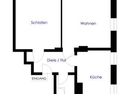 Wohnung zur Miete 360 € 2 Zimmer 71,6 m² 1. Geschoss frei ab sofort Bautzen 02625