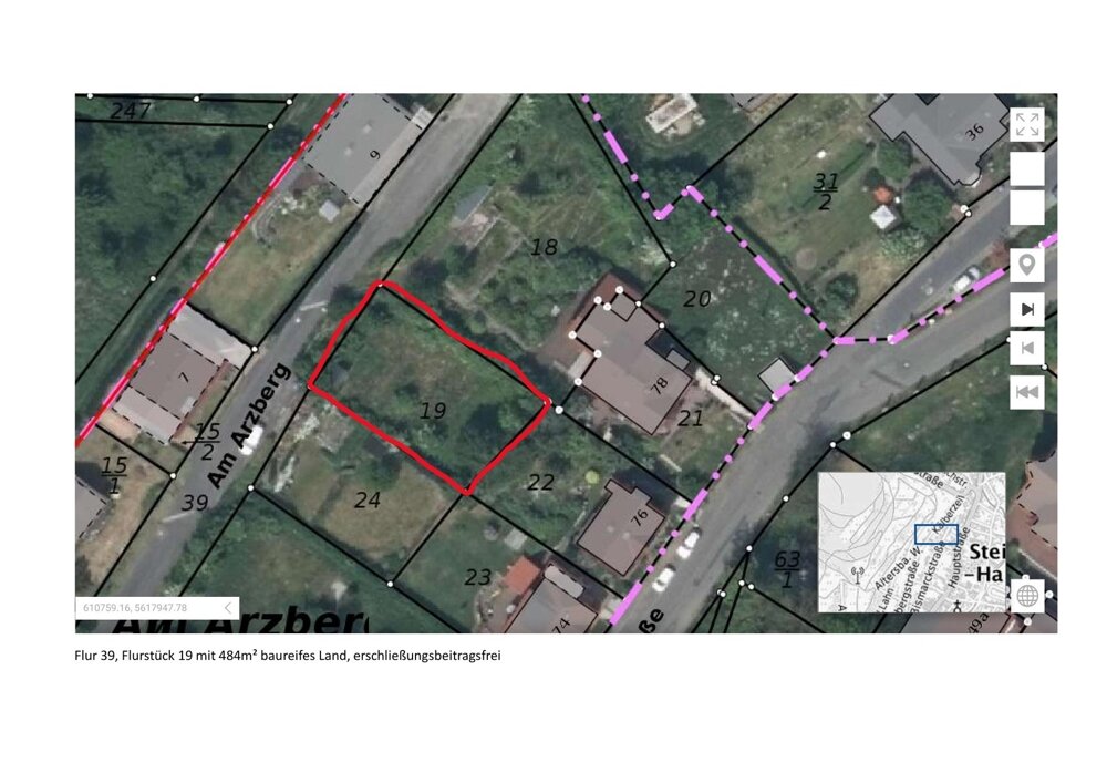 Grundstück zum Kauf 25.000 € 484 m²<br/>Grundstück Steinbach-Hallenberg Steinbach-Hallenberg 98587