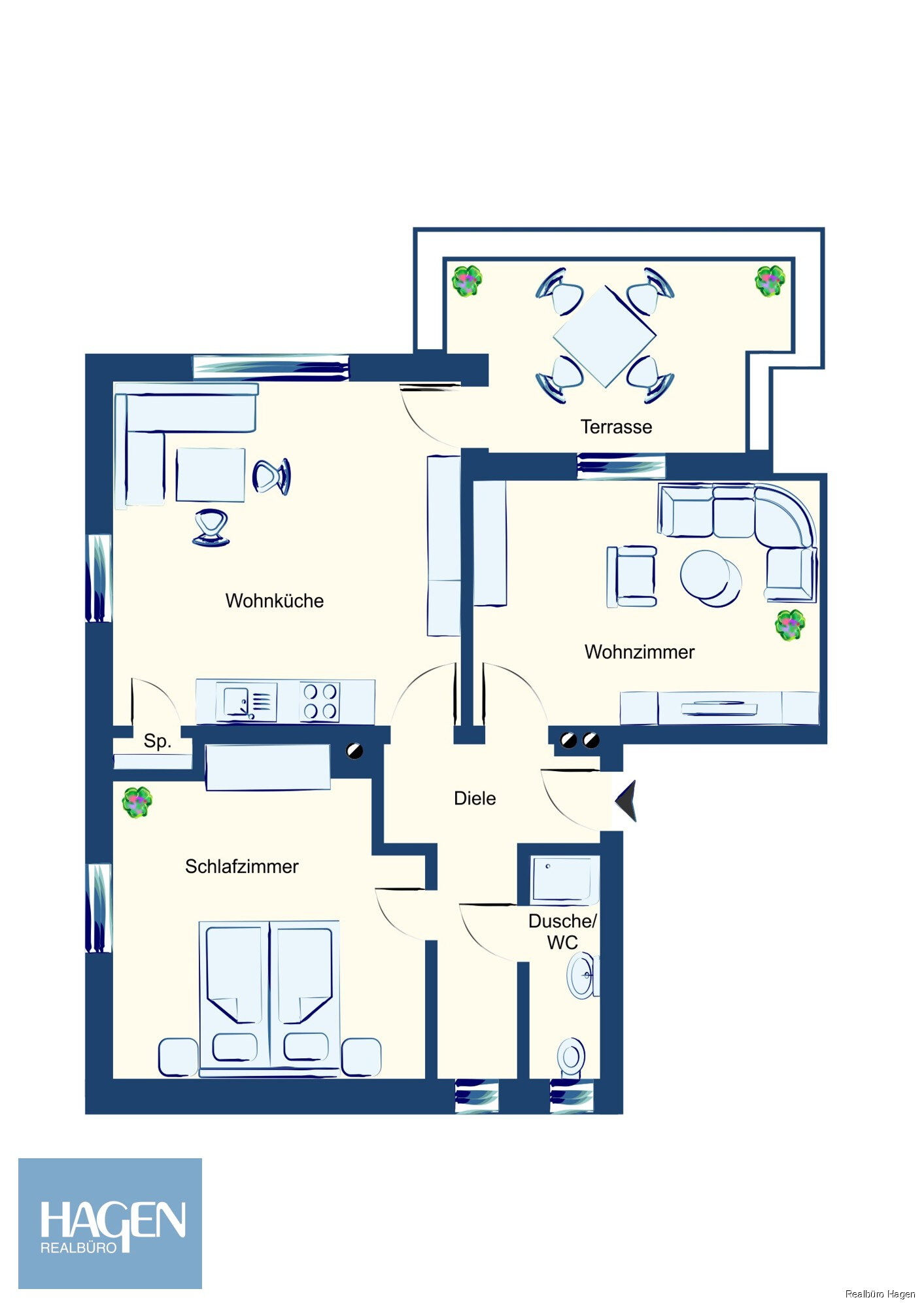 Wohnung zum Kauf 190.000 € 2 Zimmer 59,3 m²<br/>Wohnfläche Waldbahnstraße 3 Kennelbach 6921