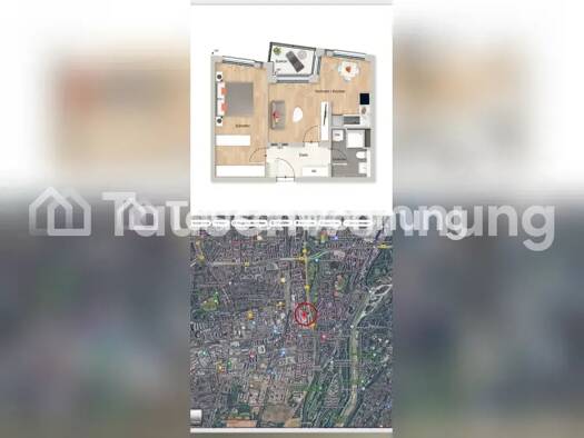 Wohnung zur Miete Tauschwohnung 1.450 € 2 Zimmer 53 m² Sendling-Westpark München 81379