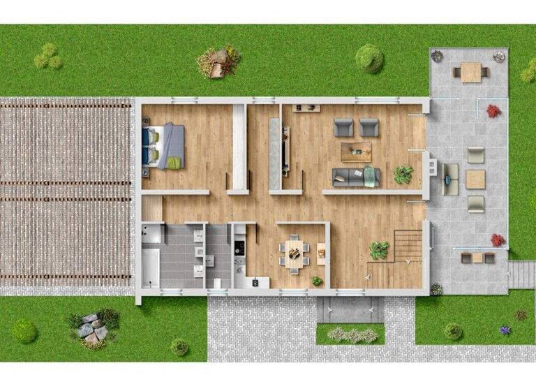 Einfamilienhaus zum Kauf 425.000 € 5 Zimmer 154 m² 1.100 m² Grundstück Wolferkofen 94363