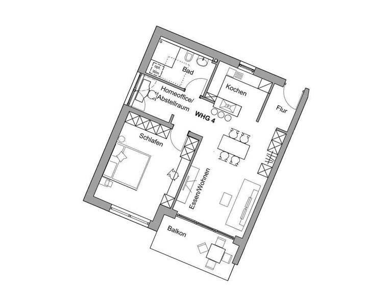 Wohnung zum Kauf - Erstbezug provisionsfrei 436.000 € 2 Zimmer 72,2 m² 1. Geschoss Grötzingen Aichtal / Grötzingen 72631