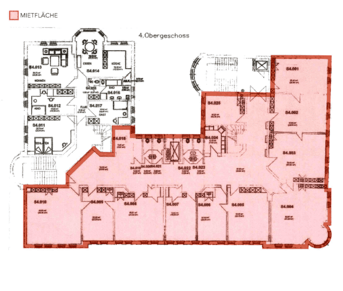 Praxisfläche zur Miete 9 € 434 m²<br/>Bürofläche Schaezlerstr. 13 Bahnhofs- und Bismarckviertel Augsburg 86150