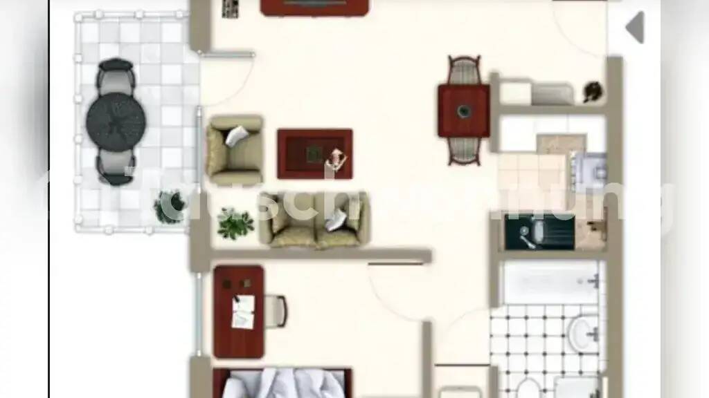 Wohnung zur Miete Tauschwohnung 713 € 2 Zimmer 53 m² EG Darmstadt 64295