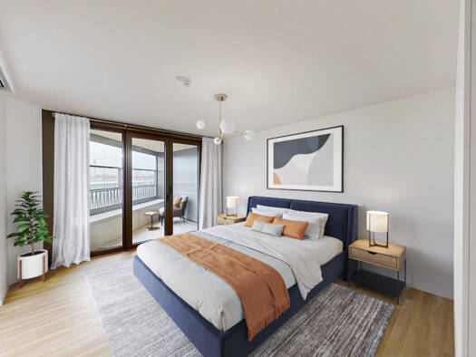 Wohnung zur Miete - Erstbezug 1.665 € 2 Zimmer 61,2 m² 11. Geschoss Lisa-Fittko-Straße 11 Moabit Berlin 10557