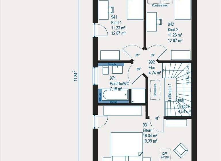 Haus zum Kauf 573.300 € 3 Zimmer 112,6 m² 398 m² Grundstück Hilden 40723