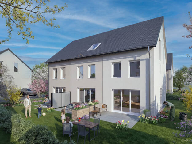 Reihenmittelhaus zum Kauf - Erstbezug 479.900 € 5,5 Zimmer 116 m² 183 m² Grundstück Am alten Bahnhof 6 Wolfskehlen Riedstadt 64560