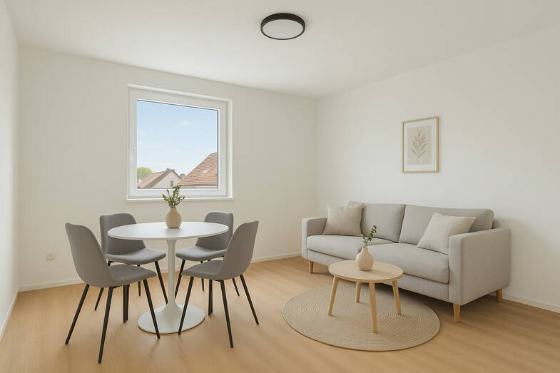 Wohnung zum Kauf - Neubau provisionsfrei 299.500 € 3 Zimmer 70,5 m² frei ab 01.12.2025 Freckenfeld 76872