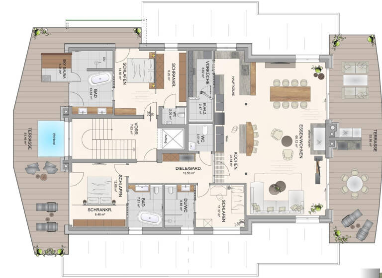 Wohnung zum Kauf - Erstbezug 4.475.000 € 4 Zimmer 214 m² Ellmau 6352