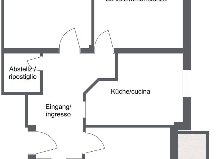 Wohnung zum Kauf 430.000 € 3 Zimmer 82 m² 2. Geschoss Meran 39012