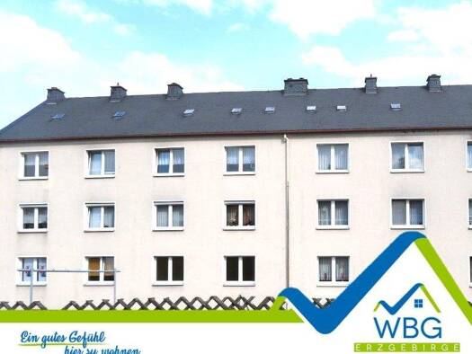 Wohnung zur Miete 346 € 3 Zimmer 57,6 m² 2. Geschoss frei ab sofort Fritz-Reuter-Straße 25 Gelenau/Erzgeb. 09423
