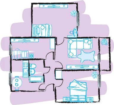 Wohnung zur Miete 404,14 € 4 Zimmer 77,7 m² 4. Geschoss frei ab 01.12.2024 Brösestraße 6 Hohenstücken Brandenburg 14772