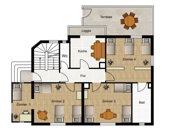 Wohnung zur Miete auf Zeit 1.800 € 4 Zimmer 83 m² frei ab 30.07.2026 Parkstr. 0 Pliensauvorstadt Esslingen 73734