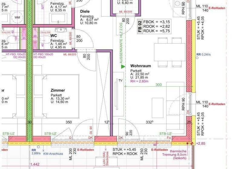 Wohnung zur Miete 1.130 € 2 Zimmer 50 m² 1. Geschoss frei ab 01.04.2026 Krumpendorf am Wörthersee 9201