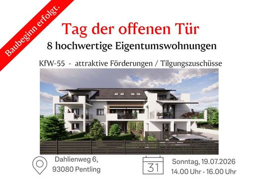 Wohnung zum Kauf provisionsfrei 439.000 € 2 Zimmer 67 m² Pentling 93080