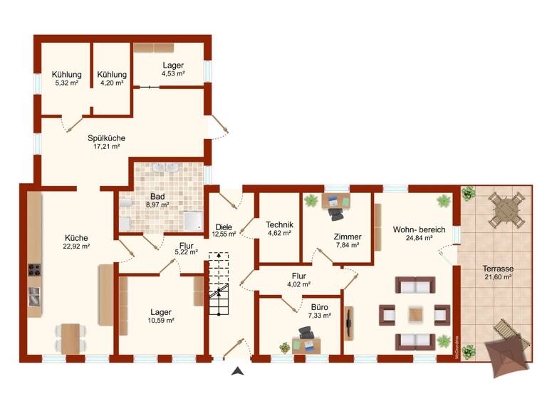 Einfamilienhaus zum Kauf 349.000 € 8 Zimmer 277 m² 375 m² Grundstück Immenstedt / Nordfriesland 25885
