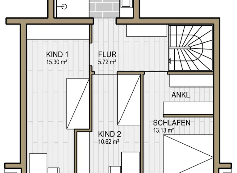 Maisonette zum Kauf - Erstbezug 628.000 € 5,5 Zimmer 113 m² 1. Geschoss frei ab 30.03.2027 Grantschen Weinsberg 74189