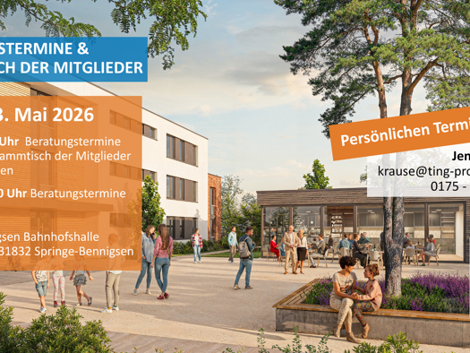 Wohnung zur Miete - Erstbezug 1.422 € 3 Zimmer 103,8 m² 3. Geschoss Bennigsen Springe 31832