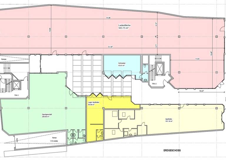 Laden zur Miete provisionsfrei 8.150 € 583,8 m² Verkaufsfläche teilbar ab 60,6 m² Mitte Delmenhorst 27749