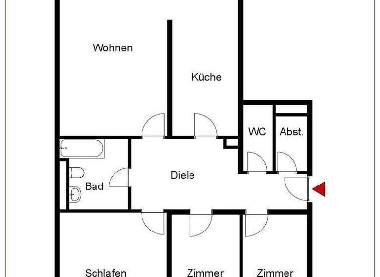 Wohnung zum Kauf 379.000 € 4,5 Zimmer 104 m² 1. Geschoss Wohlgelegen Mannheim 68167