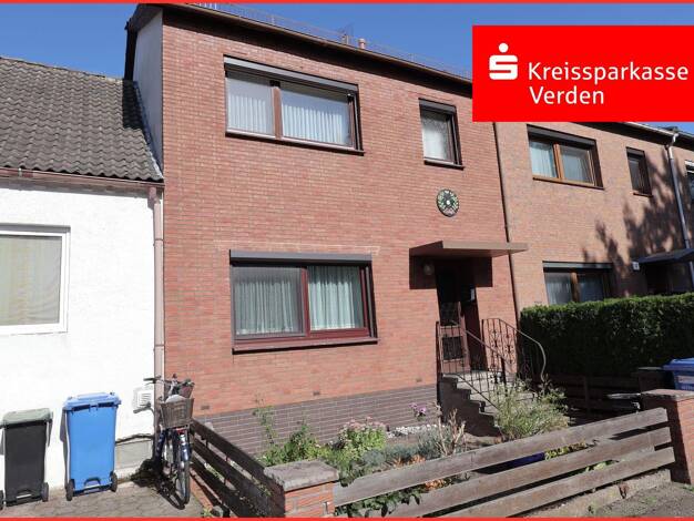 Reihenmittelhaus zum Kauf 149.000 € 4 Zimmer 92,7 m² 166 m² Grundstück Langwedel Langwedel 27299